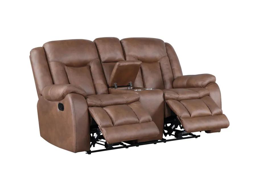 Brian Reclining Console Loveseat