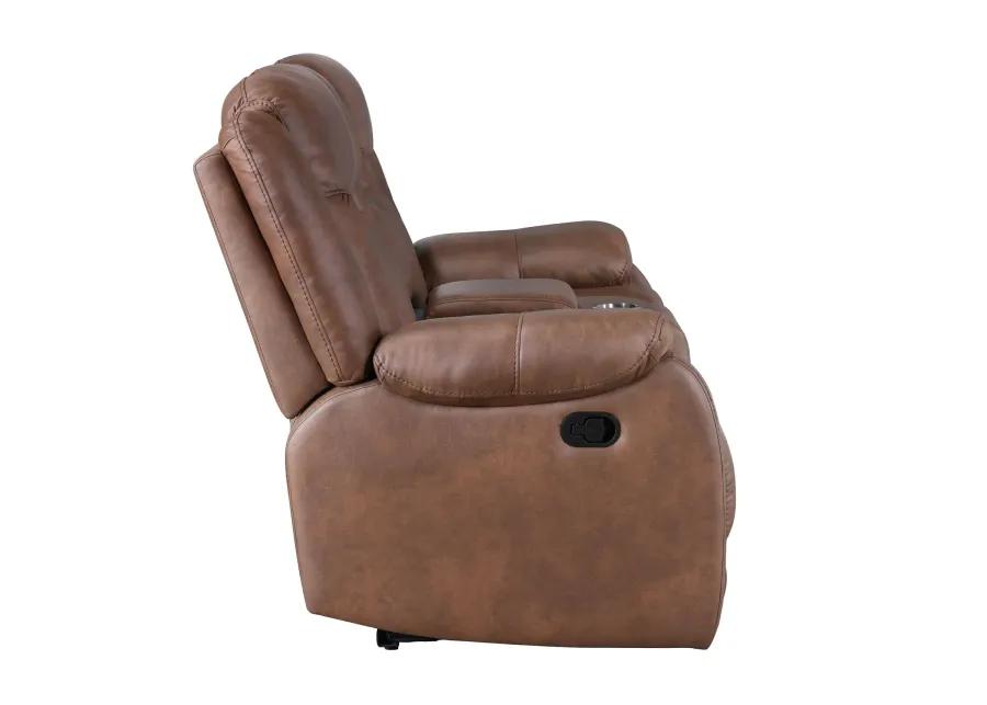 Brian Reclining Console Loveseat