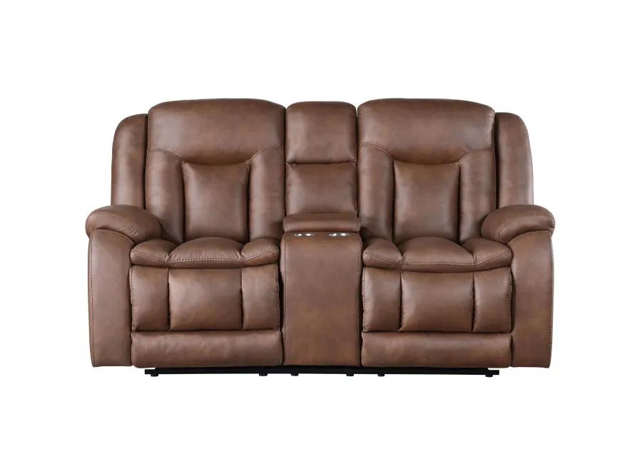 Brian Reclining Console Loveseat