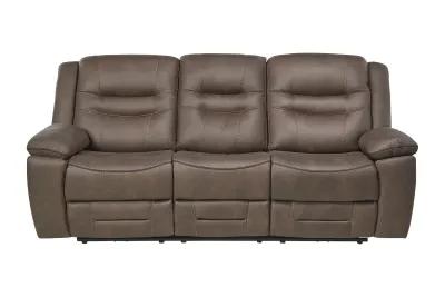 Rockford Brown Dual Power Reclining Sofa