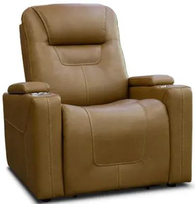 Front Row Brown Triple Power Theater Recliner