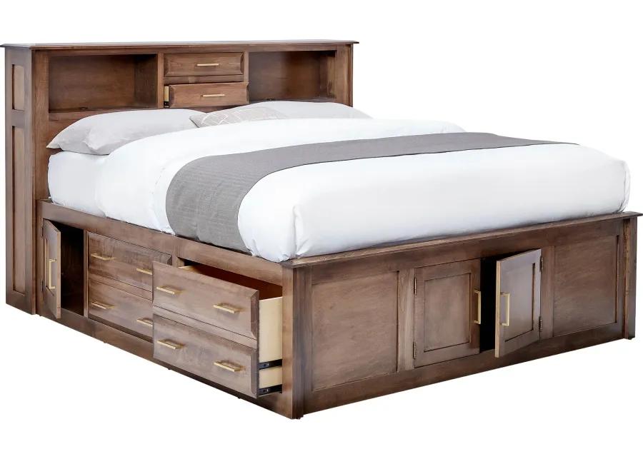 Simplicity King Storage Bed by Daniels Amish