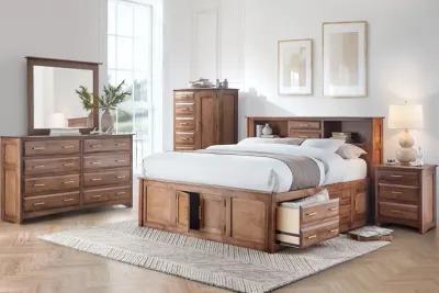 Simplicity 3-Piece Queen Storage Bedroom Set by Daniels Amish