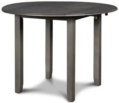 Gia Grey Drop Leaf Dining Table + 2 Chairs