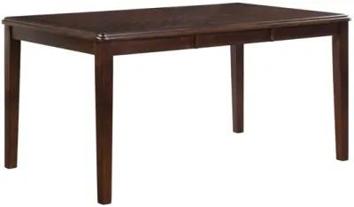 Gia Cherry Rectangular Table + 4 Chair