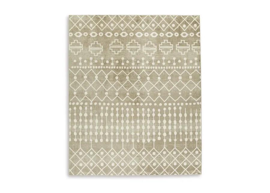 Bunchly 7'10" x 10'3" Washable Rug