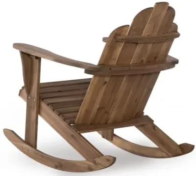 Adirondack Brown Rocking Chair