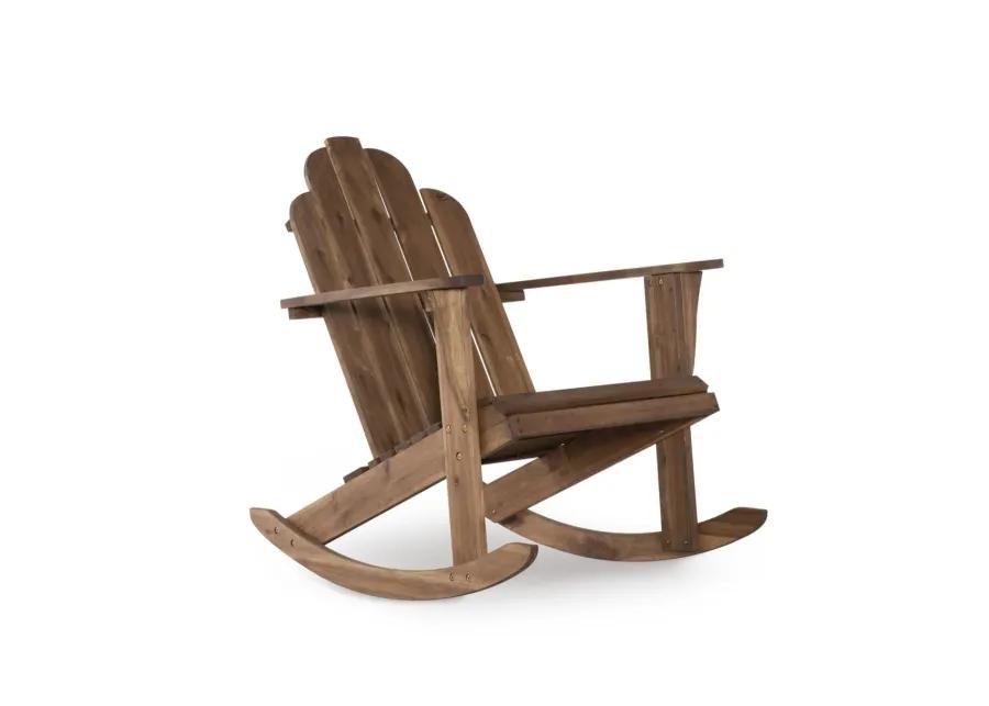 Adirondack Brown Rocking Chair