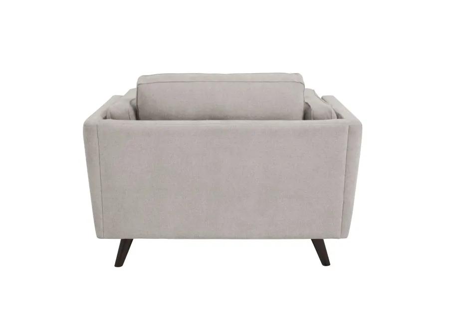 Arlington Grey Chair & Ottoman