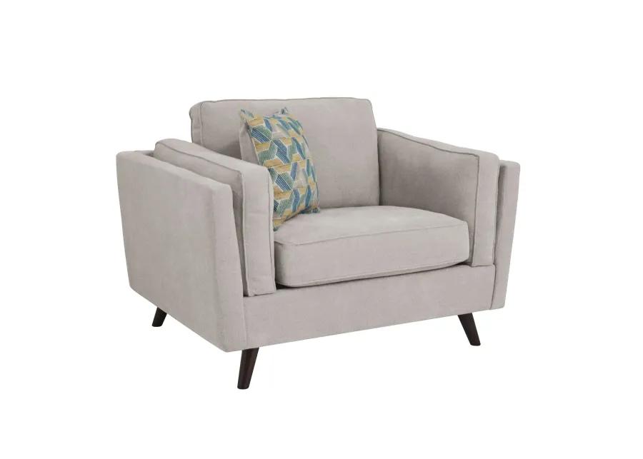 Arlington Grey Chair & Ottoman