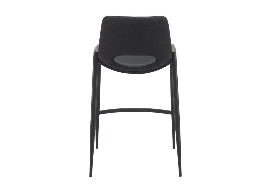 Desi Counter Stool (Set of 2) Black