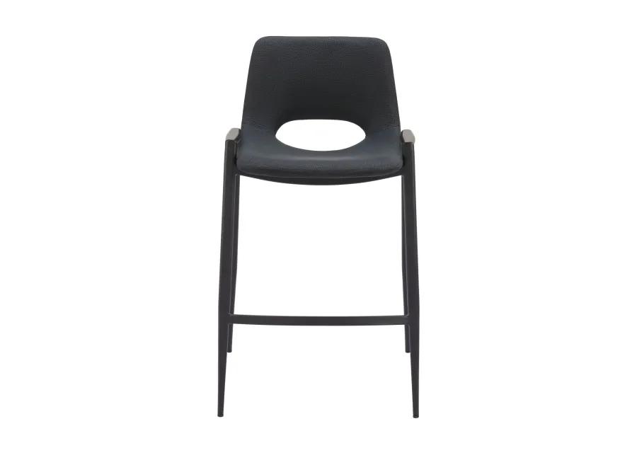 Desi Counter Stool (Set of 2) Black