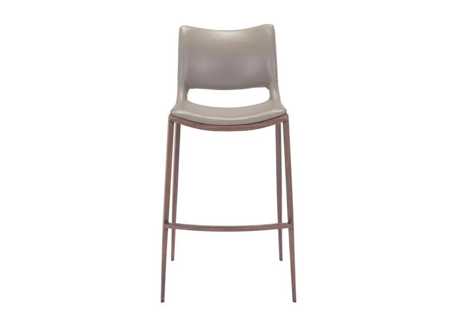 Ace Barstool (Set of 2) Brown & Walnut