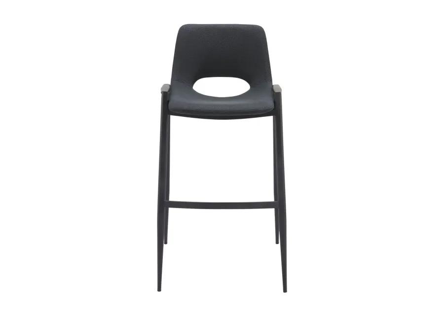 Desi Barstool (Set of 2) Black