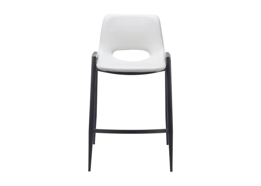 Desi Counter Stool (Set of 2) White