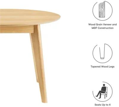 Vision 45" Round Dining Table by Modway