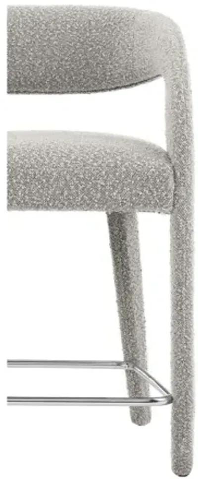 Pinnacle Boucle Upholstered Counter Stool Set of 2