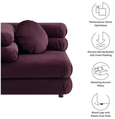 Jubilee Modular Performance Velvet Corner Chair