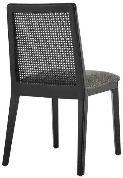 Monarch Wood and Rattan Dining Side Chair