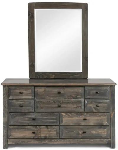 Laguna Mirror - Rustic Grey