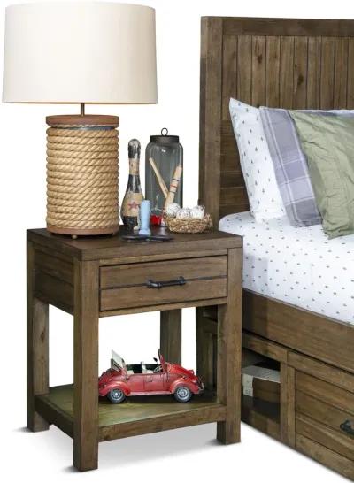 Bay Lake Brown Nightstand