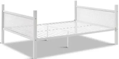 Trellis Full Bed - White