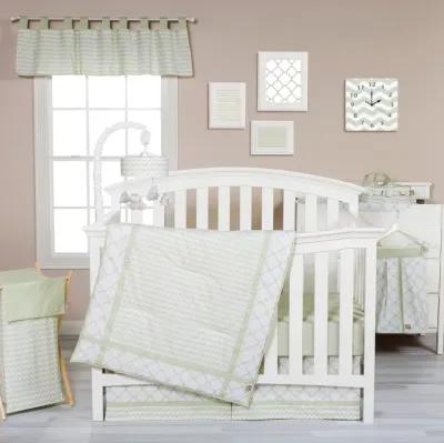 Sea Foam Crib Bedding