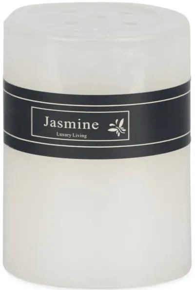 White Jasmine Frost Pillar Candle - Small