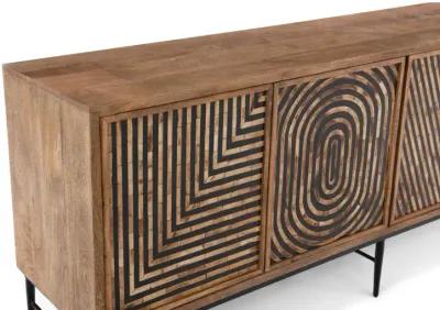 Love 80  Media Credenza