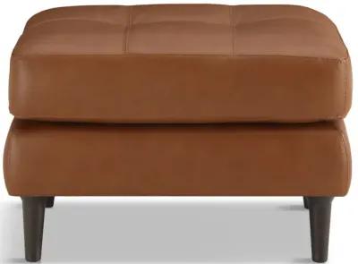 Ollie Leather Ottoman