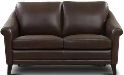 Walter Leather Loveseat