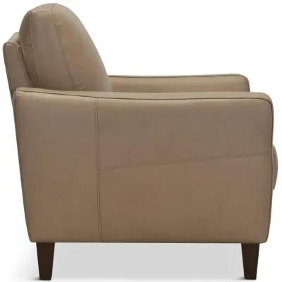 Trifle Leather Chair - Stone