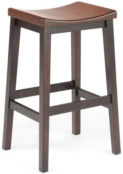 Kady Maple Saddle Seat Bar Stool