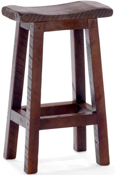 Old Fitz Saddle Seat Bar Stool