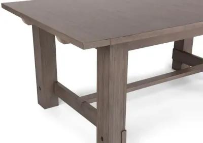 Emerson Dark Taupe Trestle Table