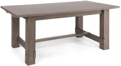 Emerson Dark Taupe Trestle Table