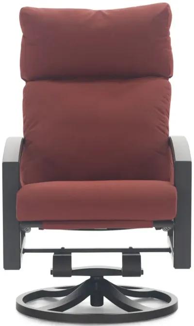 Lakeside Cushion High Back Swivel Rocker