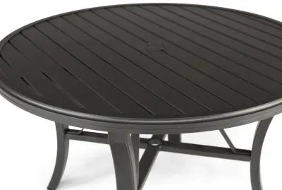 Banchetto 48  Round Dining Table - Graphite