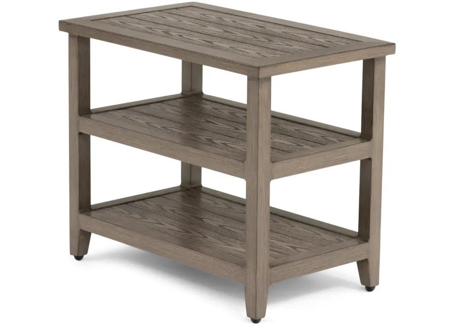 Pinehurst Side Table With 2 Shelves
