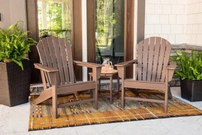 Sunset II Adirondack Chair - Dark Teak