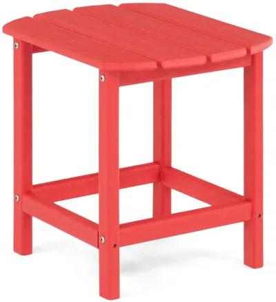 Sunset II Adirondack End Table - Red