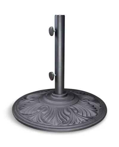 Art Deco 50lb. Umbrella Base - Anthracite