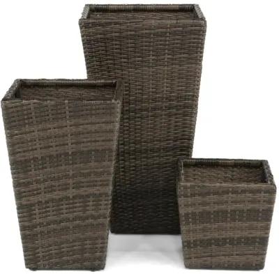 Vista Planters - Set of 3 - Driftwood