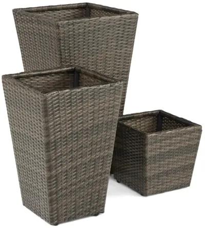 Vista Planters - Set of 3 - Driftwood