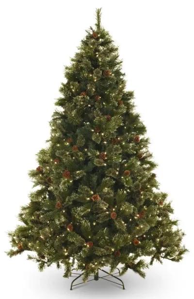 Oregon Pine 7.5  Artificial Christmas Tree with 800 Multi Function LED Lights