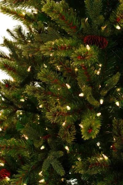 Itasca Pine 7.5  Pre-Lit Artificial Christmas Tree With Clear Lights