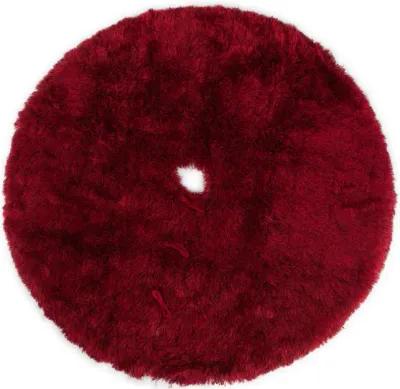 4 6  Shag Tree Skirt - Red