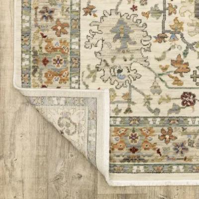 Lucca Ivory Multi 2 0  x 3 0  Area Rug