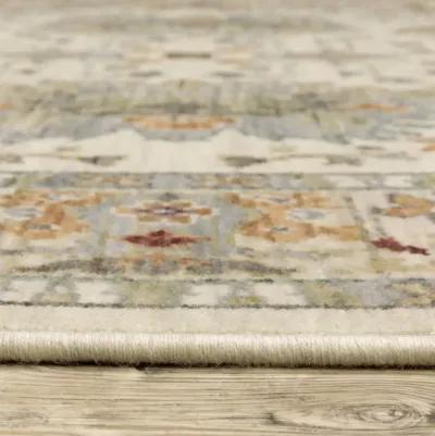 Lucca Ivory Multi 2 0  x 3 0  Area Rug