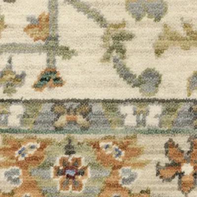 Lucca Ivory Multi 2 0  x 3 0  Area Rug